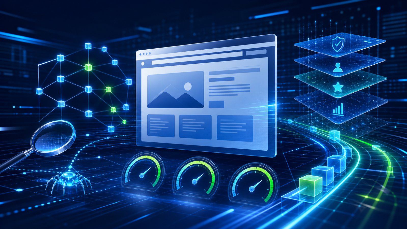 تصویر اختصاصی سئوی تکنیکال و Core Web Vitals